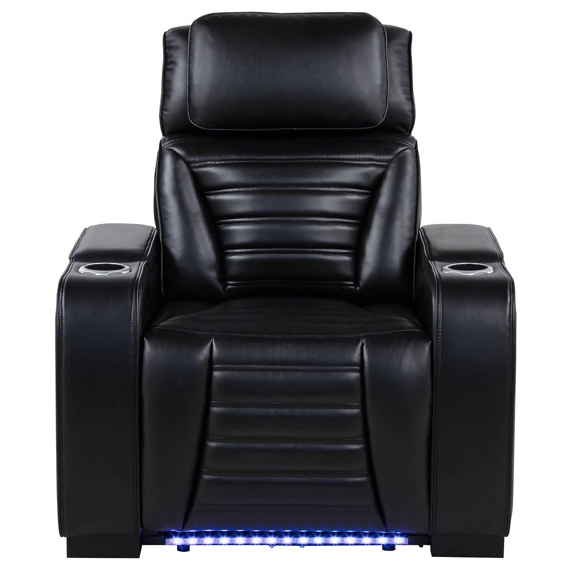 Isadora - Power Recliner With Dual Power Adjustments - Black Furniture Max