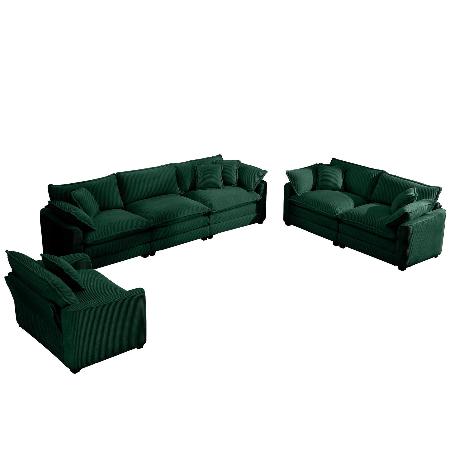 Elegant Oversized Sectional Sofa Set With Deep Seats And Flexible Layout Home Essentials