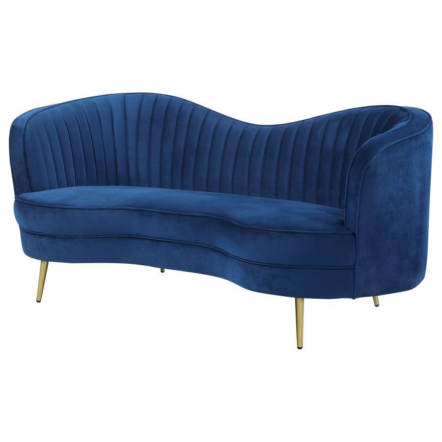 Sophia - Upholstered Channel Tufted Loveseat CoasterEssence