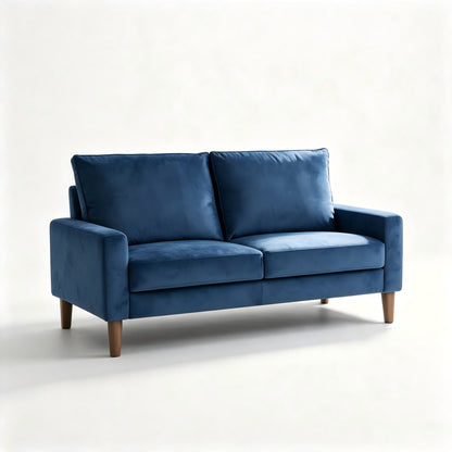 Upholstered Loveseat Sofa, 2 Seater Couch For Living Room Apartment US Pride