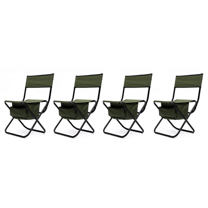 Folding Outdoor Chairs With Storage Bag, Portable Chair For Indoor, Outdoor Camping, Picnics And Fishing Home Essentials