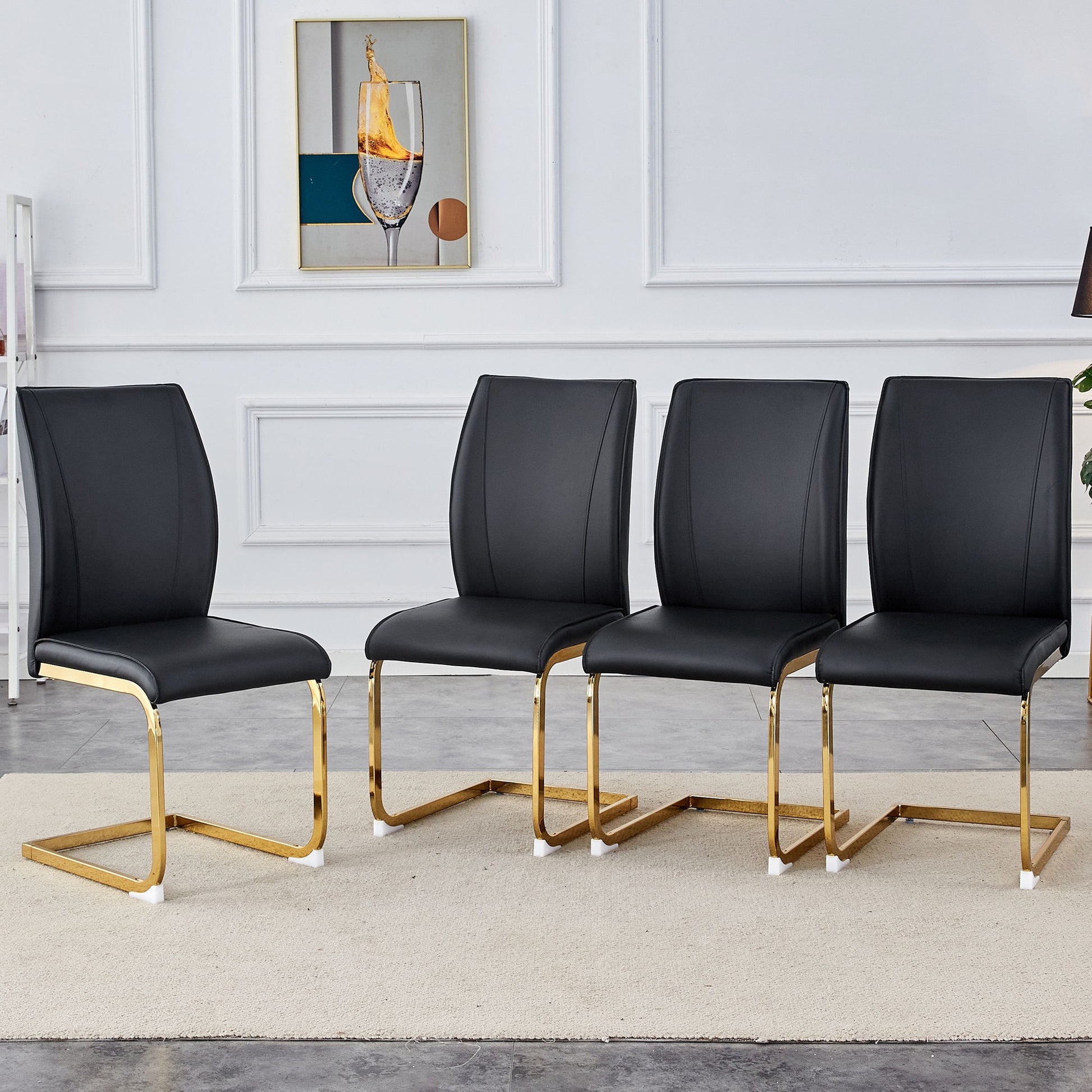 Luxury Simple Arch Chair With Arched Leg Home Essentials