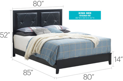 Padded Headboard Bed Glory Furniture