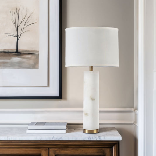 Prague - Prague Table Lamp - White INK+IVY