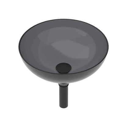 Artistic Tempered Glass Vessel Sink With Pop Up Drain Daily Nest
