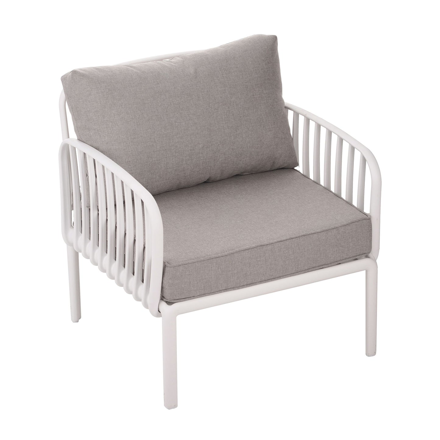Outdoor Patio Club Chair, Waterproof Thick Cushion Deep Seating Noble House
