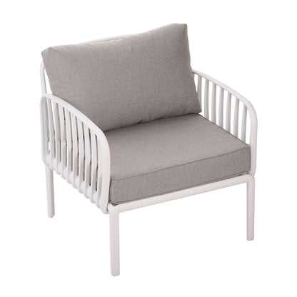 Outdoor Patio Club Chair, Waterproof Thick Cushion Deep Seating Noble House