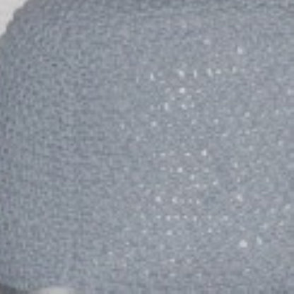 Semi Rounded Pouf, Cable Knitted, Perfect Seating Home Essentials