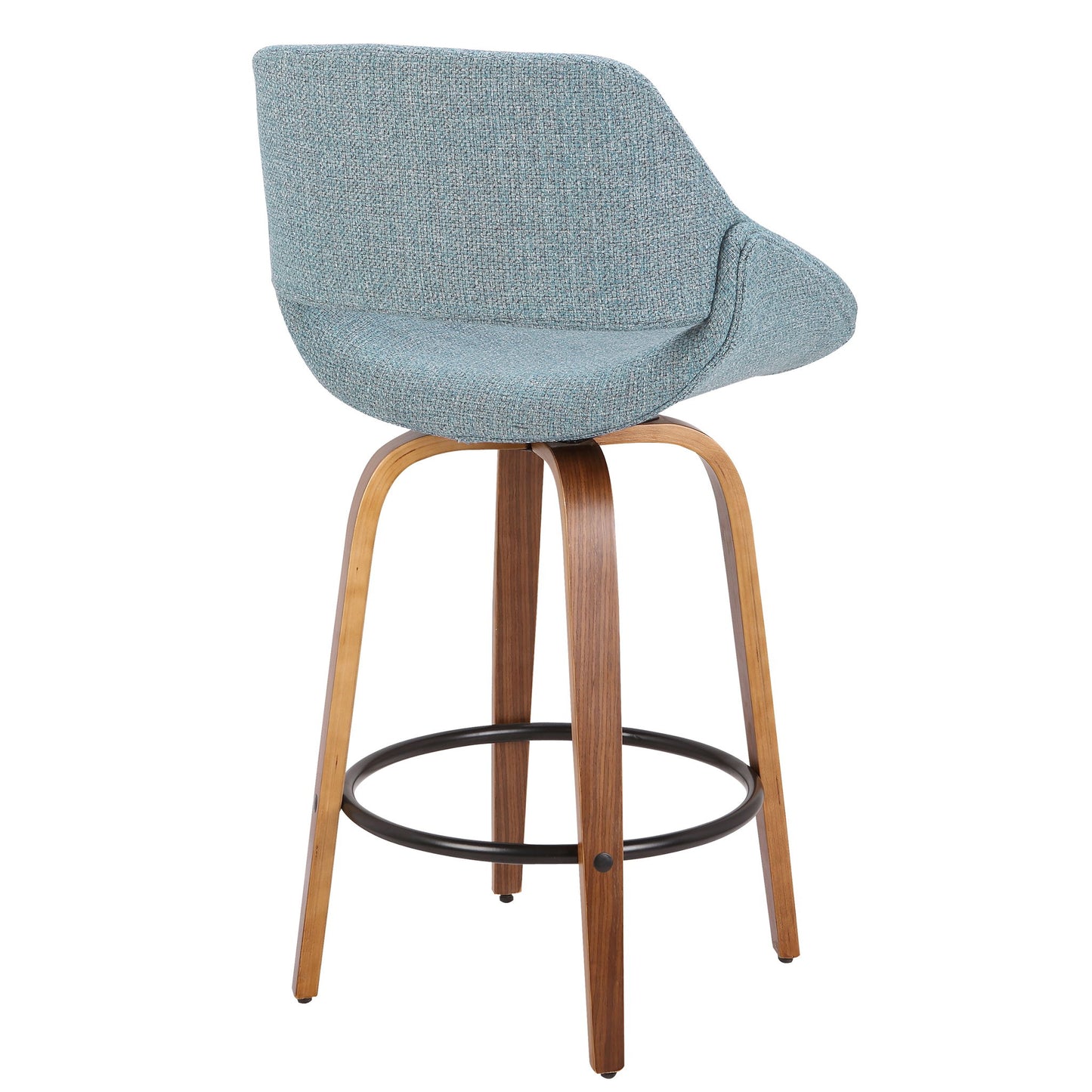 Fabrico - Mid Century Inviting Design Modern Counter Stool Lumi Source