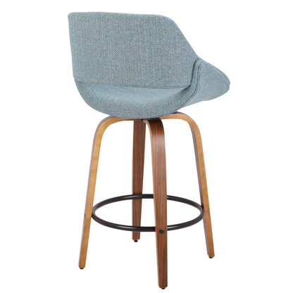 Fabrico - Mid Century Inviting Design Modern Counter Stool Lumi Source