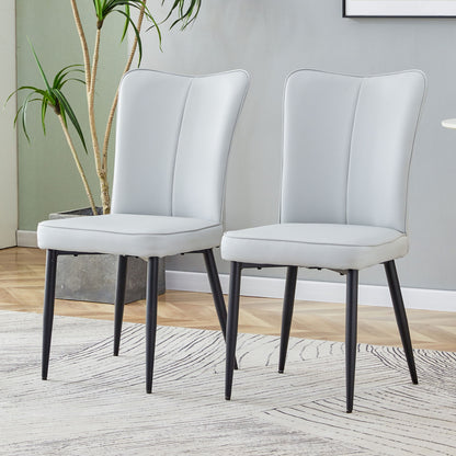 Modern Minimalist Dining Chairs (Set of 2) Home Essentials