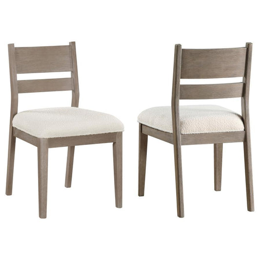 Cornelia - Wood Dining Side Chair (Set of 2) - Coastal Gray CoasterEveryday