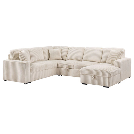Thurston - Storage Sectional Sofa With Pop Up Bed Furniture Max