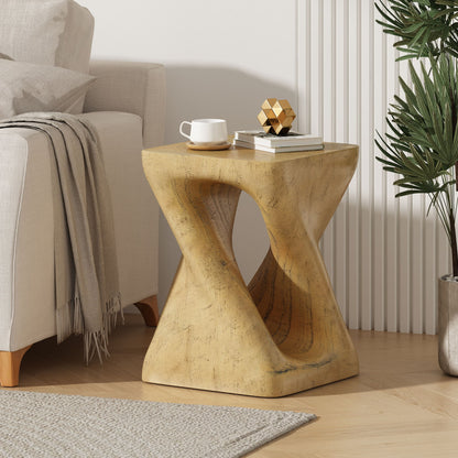 Twist Shape Side Table Noble House