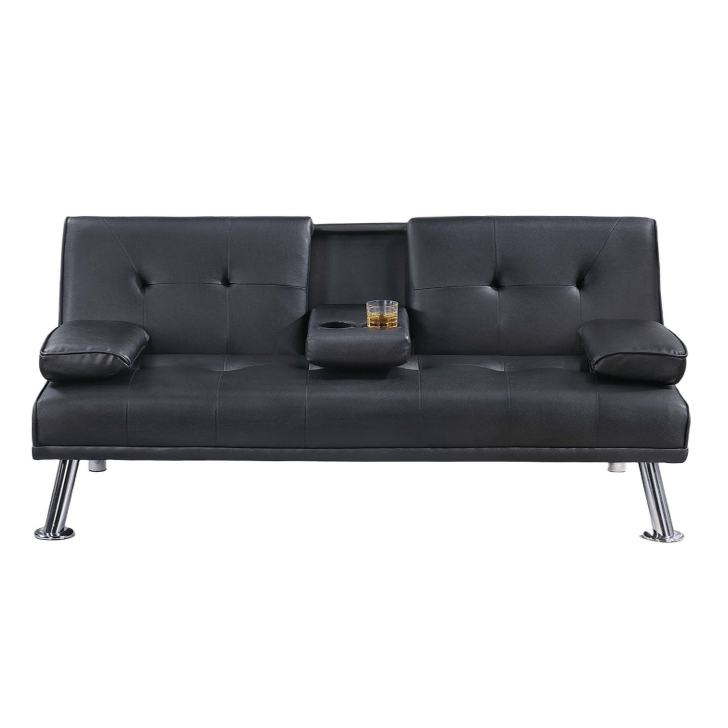Adjustable Sofa With Fold Down Table And Cup Holders Home Essentials