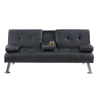 Adjustable Sofa With Fold Down Table And Cup Holders Home Essentials