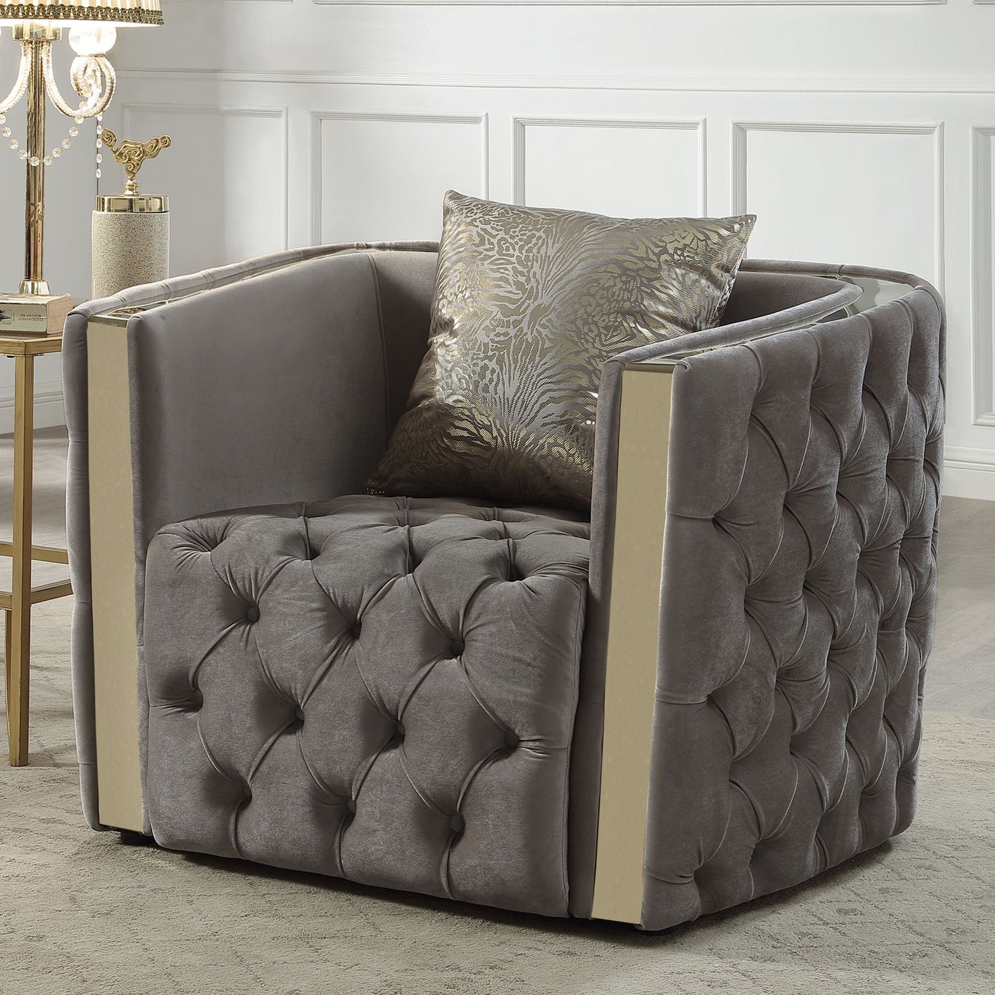Naomi - Button Tufted Chair Matrix Furniture Group