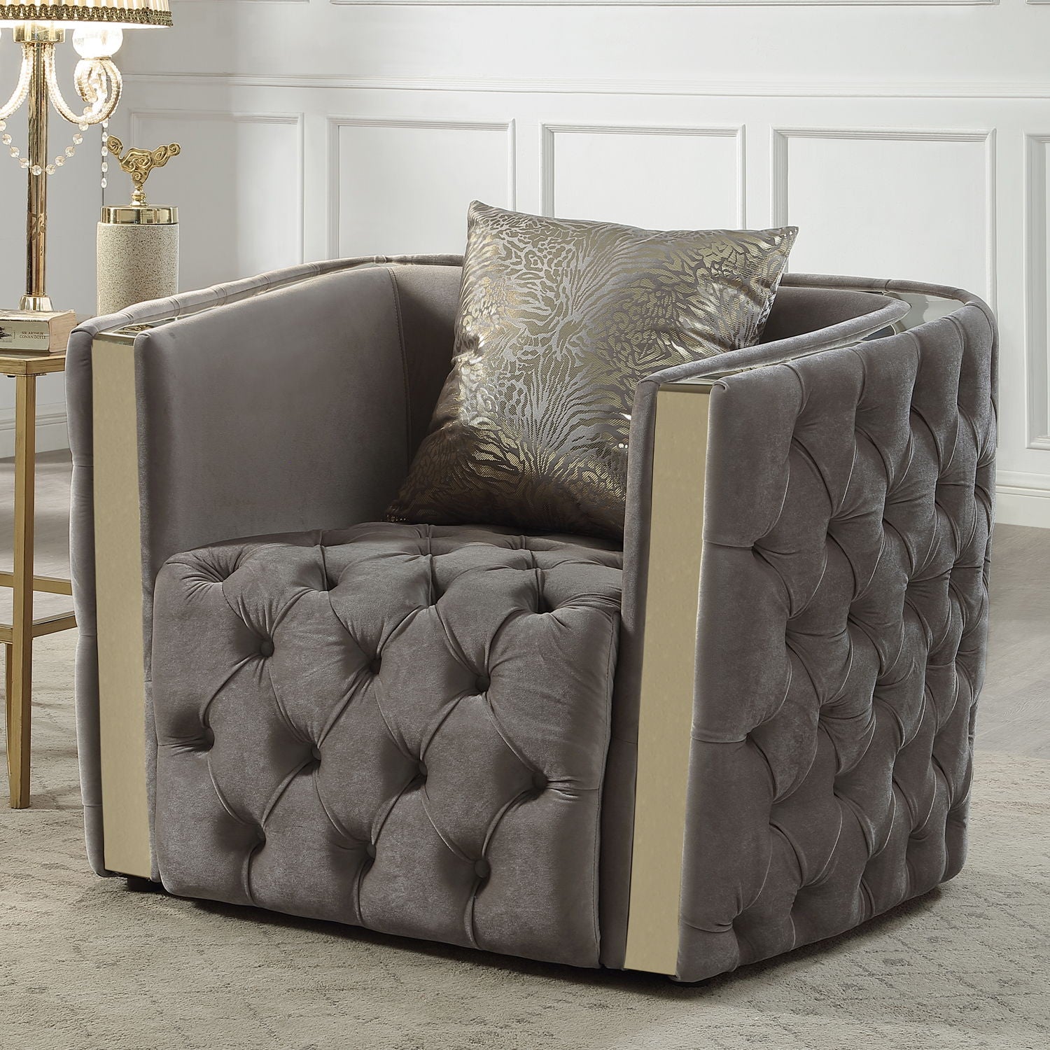 Naomi - Button Tufted Chair Matrix Furniture Group