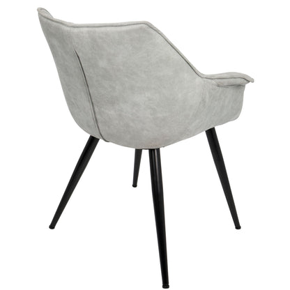 Wrangler - Industrial Chair (Set of 2) - Light Gray Lumi Source