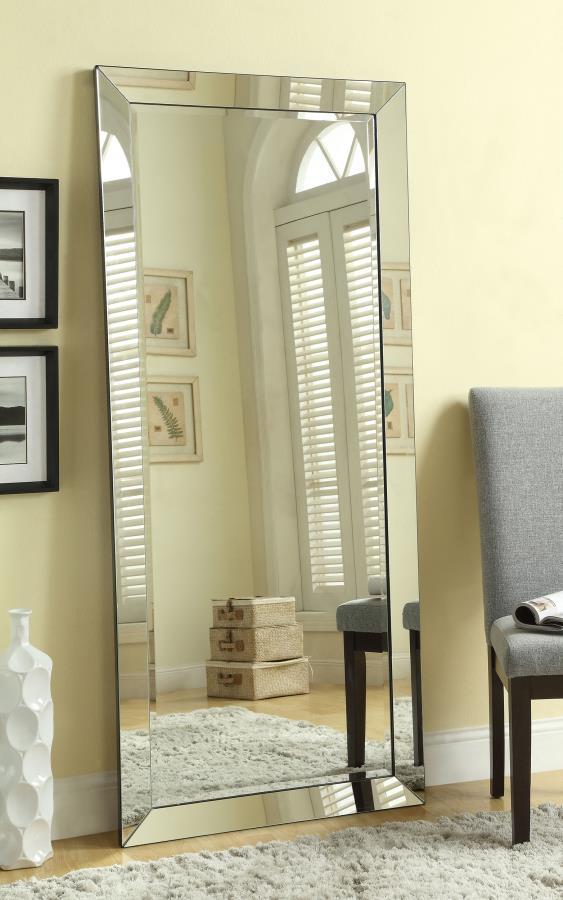 Barnett - Full Length Floor Or Wall Mirror - Silver CoasterEveryday