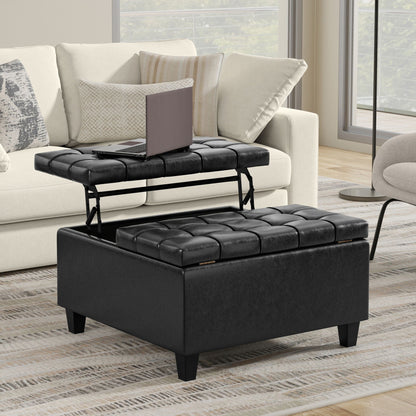 Harrison - Large Coffee Table Storage Ottoman Simpli-Home