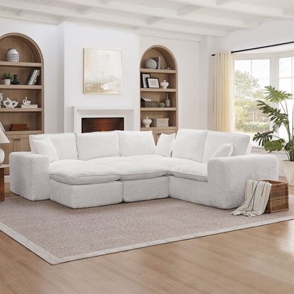 Sectional Sofa With Moveable Ottoman Home Essentials