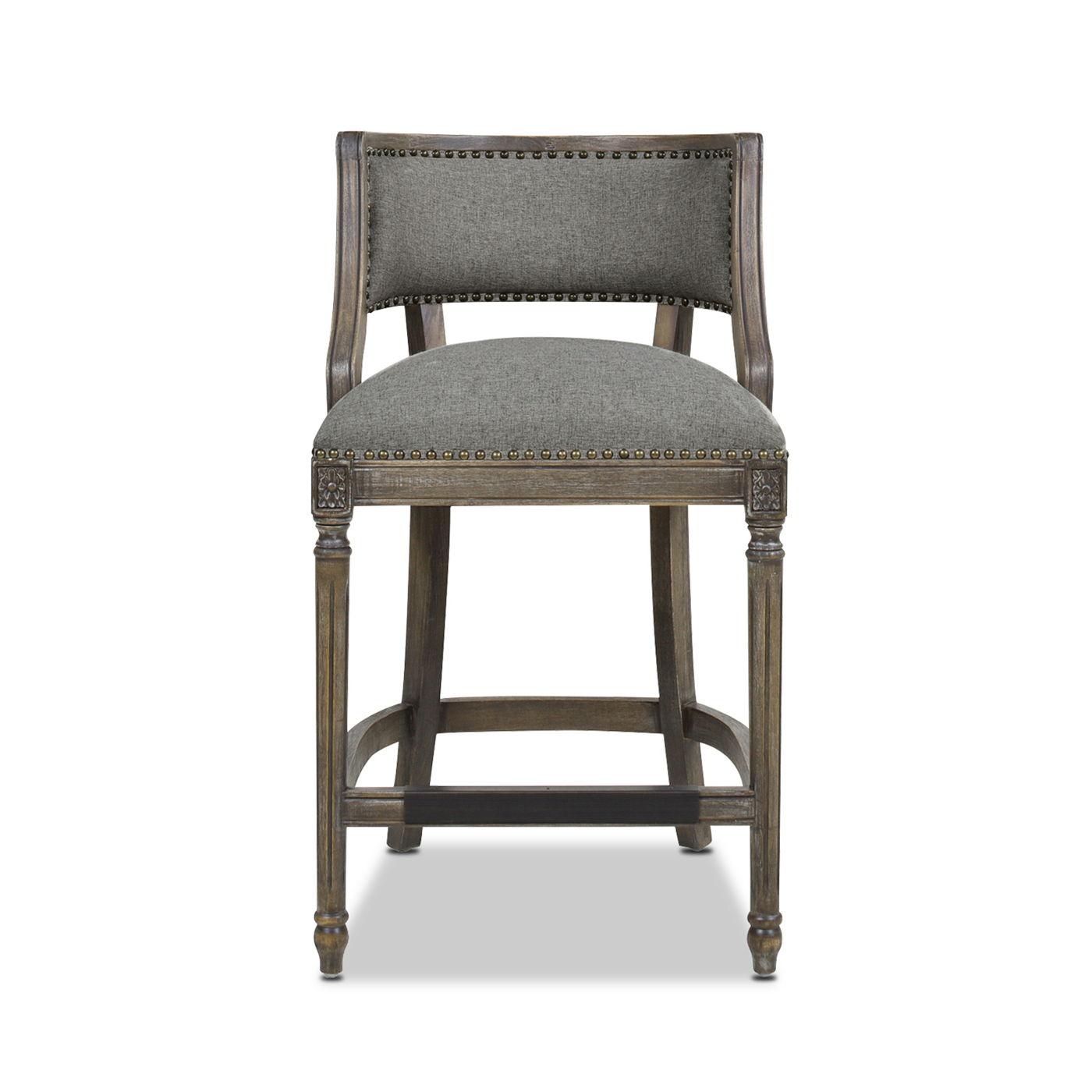 Paris - Farmhouse Counter Height Bar Stool With Backrest Jennifer Taylor Home
