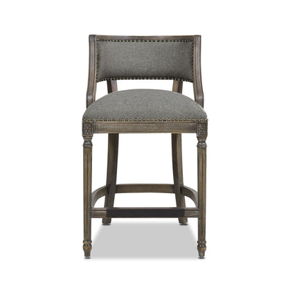 Paris - Farmhouse Counter Height Bar Stool With Backrest Jennifer Taylor Home