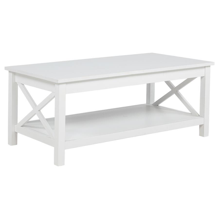 Skyview - 44" Rectangular Lift Top Coffee Table - White Coaster Fine Furniture