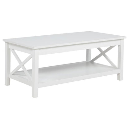 Skyview - 44" Rectangular Lift Top Coffee Table - White Coaster Fine Furniture