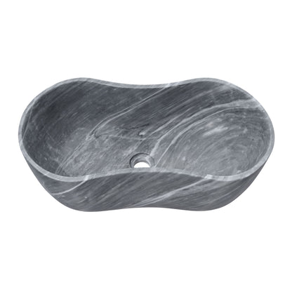 Bathroom Vessel Sink With Wavy Design Daily Nest