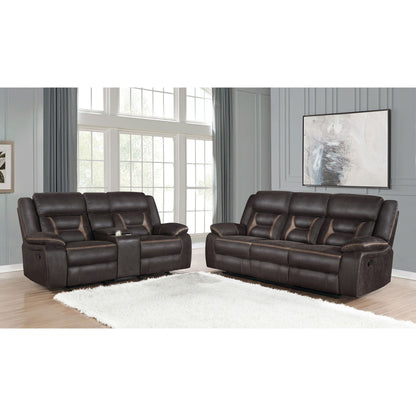 Brazelton - 2 Piece Pillow Top Arm Motion Living Room Set Furniture Max