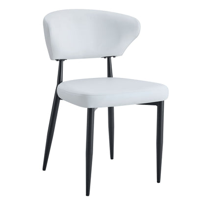 Minimalist Ergonomic Dining Chair With Curved Backres (Set of 4) Home Essentials
