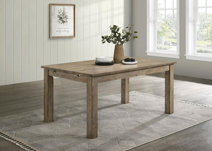 Cardova - 87" Solid Wood Extension Dining Table - Vineyard Oak Coaster Fine Furniture