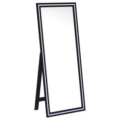 Windrose - Tempered LED Standing Mirror Coaster Fine Furniture