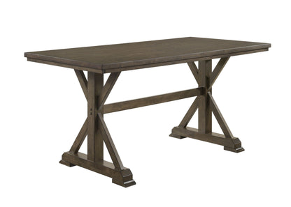 Lloyd - Rectangular Counter Height Table - Brown Crown Mark