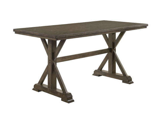 Lloyd - Rectangular Counter Height Table - Brown Crown Mark