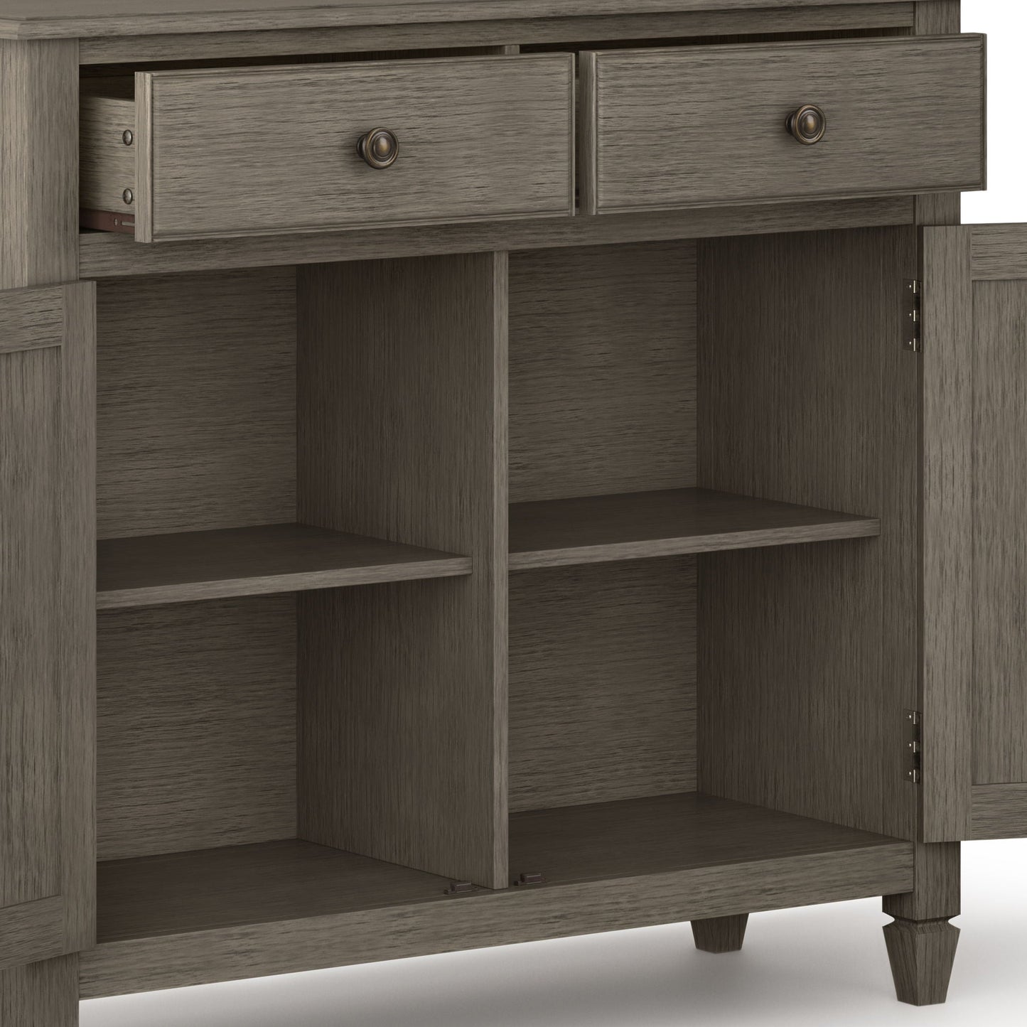 Connaught - Handcrafted Entryway Storage Cabinet Simpli-Home