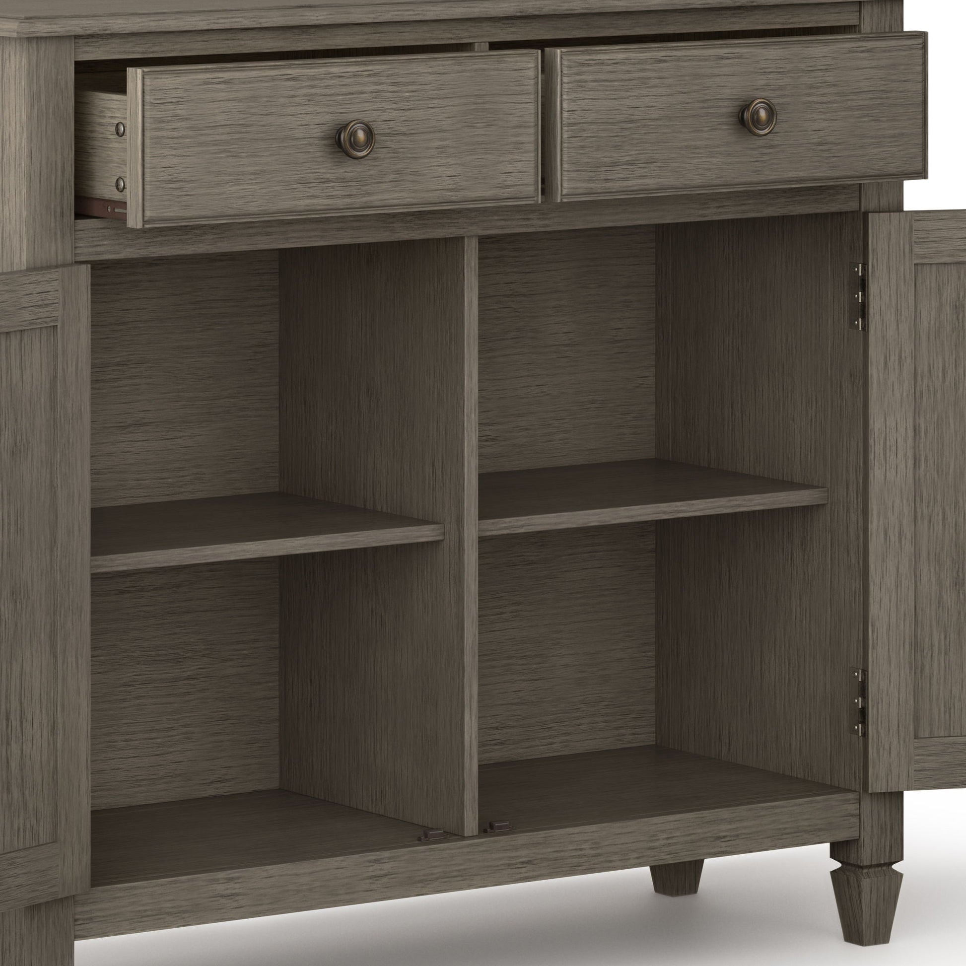 Connaught - Handcrafted Entryway Storage Cabinet Simpli-Home