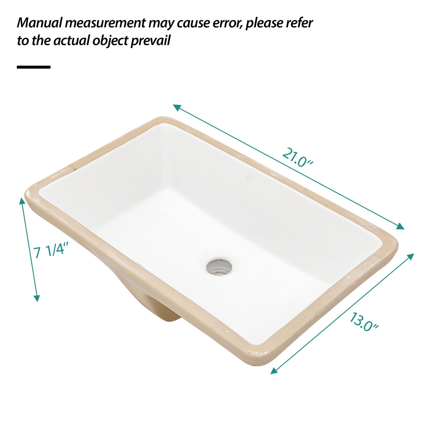 Modern Ceramic Undermount Bathroom Sink With Overflow, High Quality Daily Nest