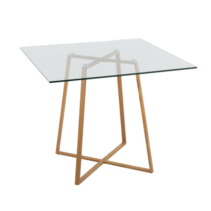 Cosmo - Contemporary Square Dining Table Legs Lumi Source