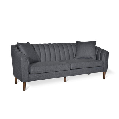 Contemporary 3 Seater Sofa With Accents Noble House