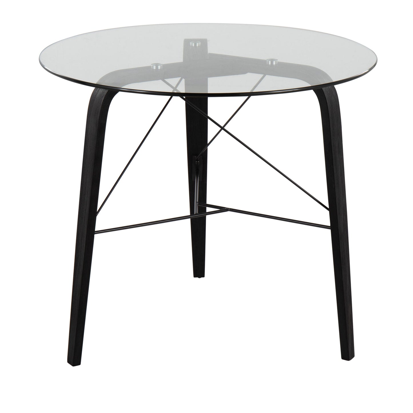 Trilogy - Contemporary Round Dinette Table Lumi Source