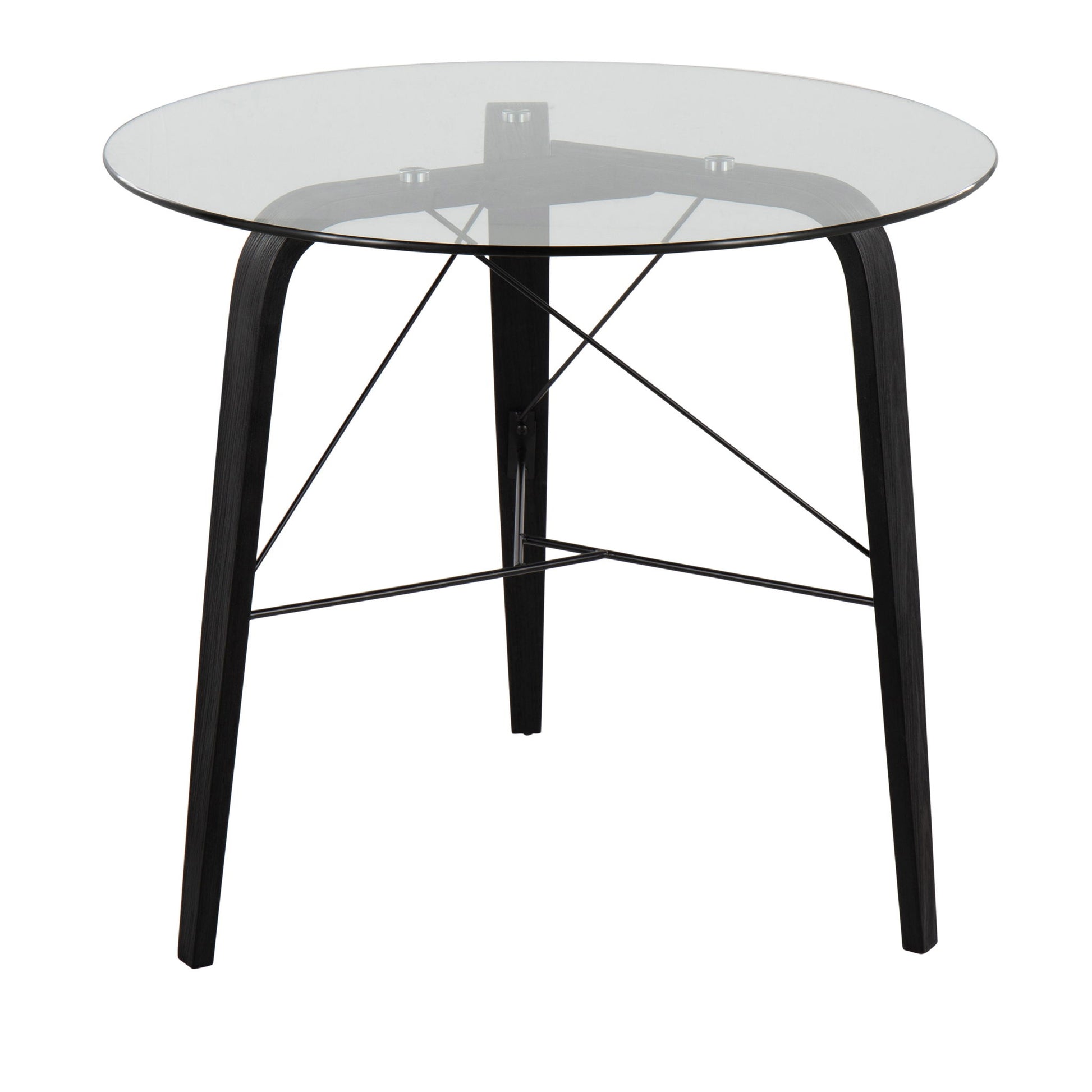 Trilogy - Contemporary Round Dinette Table Lumi Source