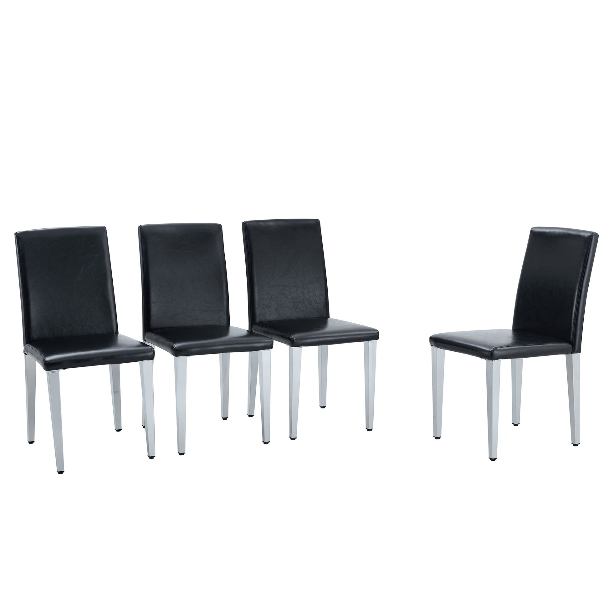 Elegant Upholstered Chairs & Metal Legs Home Essentials