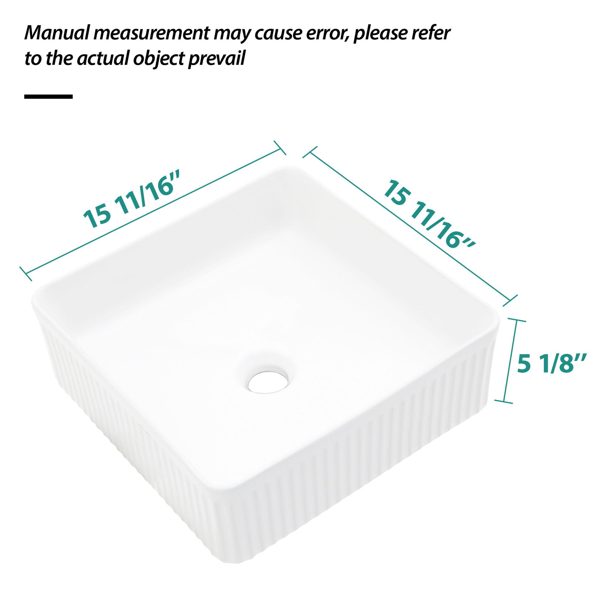 Modern Ceramic Rectangular Vessel Bathroom Sink Daily Nest