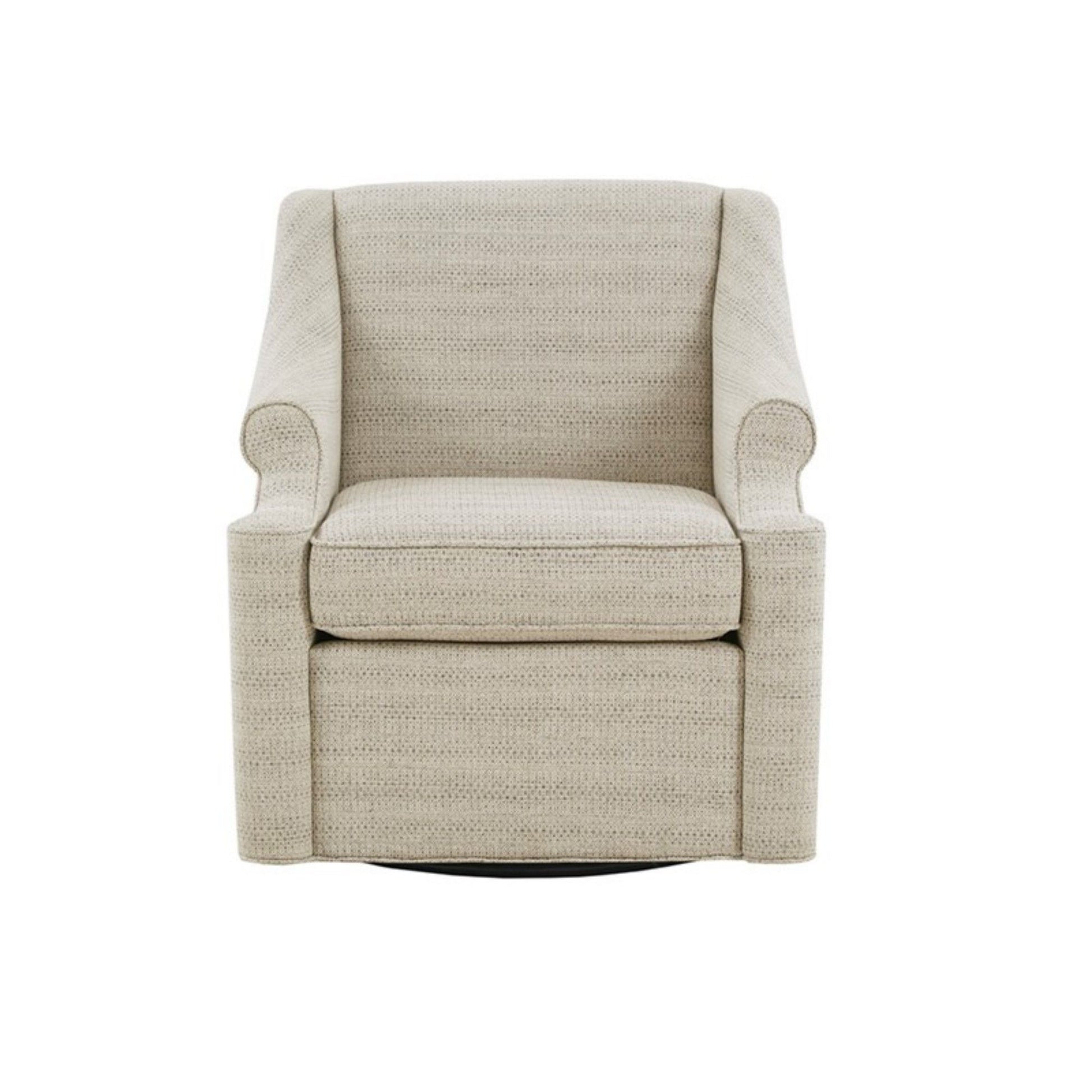 Justin - Swivel Glider Chair With 360 Degree Rotation - Tan JLA
