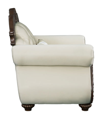Pierce - Chair With Pillow - Beige / Cherry Acme