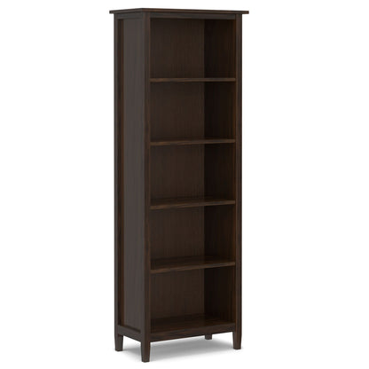 Warm Shaker - 5 Shelf Bookcase Simpli-Home