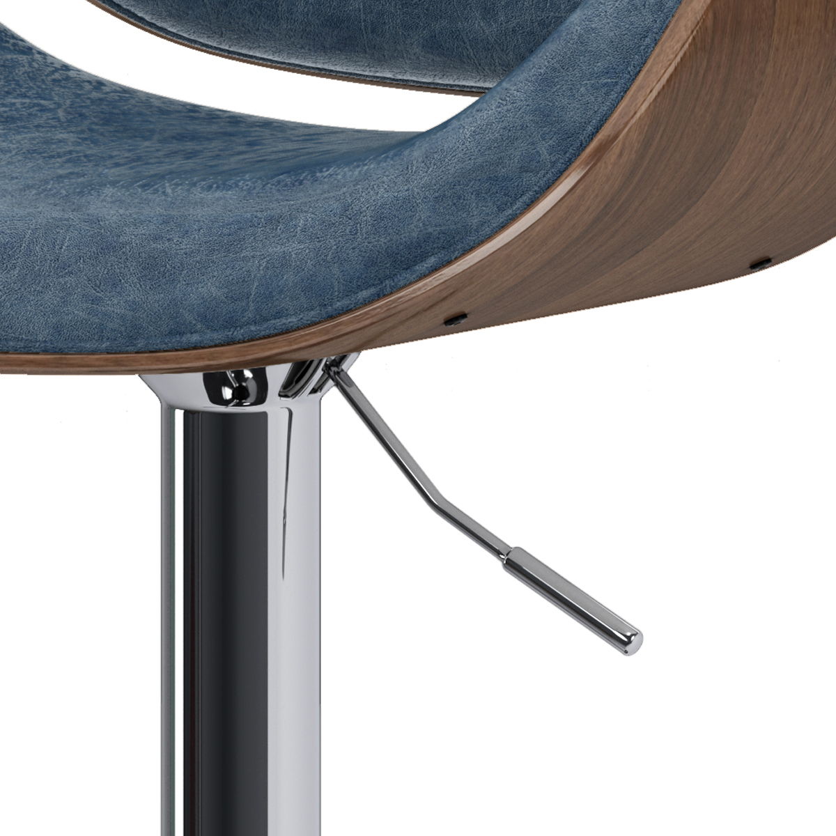 Marana - Multifunctional Handcrafted Bentwood Adjustable Swivel Bar Stool Simpli-Home
